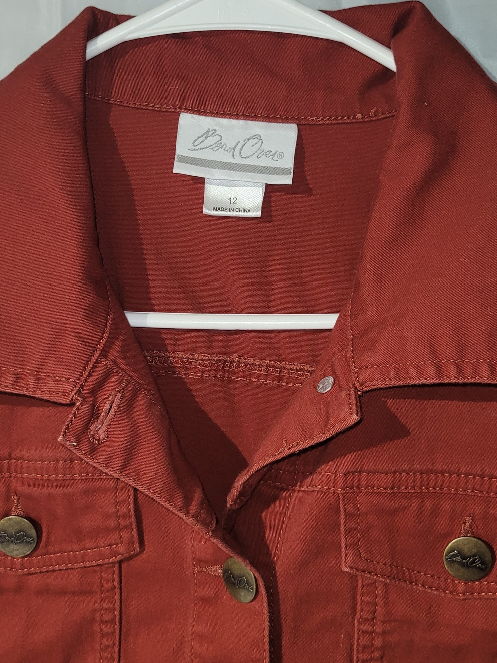 Women's Rust Red Jacket Size 16